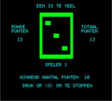 Een is teveel